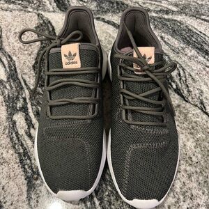 Adidas Women’s Olive Green Sneakers.  Size 8.5